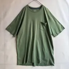 古着　インド製　ノースクレスト　無地　ポケットTシャツ　XXL ビッグサイズ
