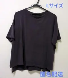 Lサイズ ダークパープル Tシャツ