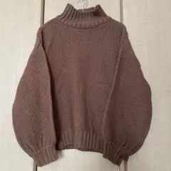 お値下げ　新品タグ付き　スタディオクリップ　ボリューム袖　セーター　ニット