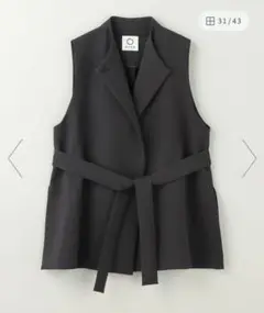 マルゥユナイテッドアローズ　無限ジレ　ダークグレー MARW UNITED ARROWS＞ウエストベルト ジレ（ベスト）｜MARW