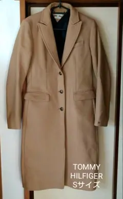 ※USED※TOMMY HILFIGERチェスターコートキャメル(Sサイズ)