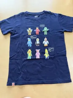 LEGO UNIQLO ミニフィグ柄Tシャツ　130センチ