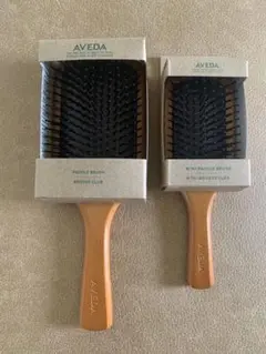 AVEDA パドル ブラシレギュラー、ミニサイズ2点セット