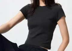 UNIQLO ミニT BLACK Sサイズ