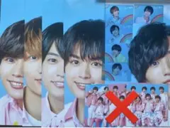 なにわ男子 特大ポスター 5枚 クリアカード アイランドストア限定版