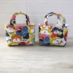 ミニバッグ　ミニトート　ハンドメイド　柴犬