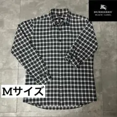 BURBERRY BLACK LABEL チェックシャツ 2 ホース刺繍