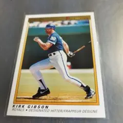 MLB 1991Ｏ-PEE-CHEE　カーク・ギブソン　カンザスシティロイヤルズ