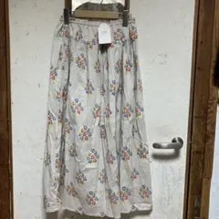 kilki♡花柄スカート♡綿100%♡SV1909GY