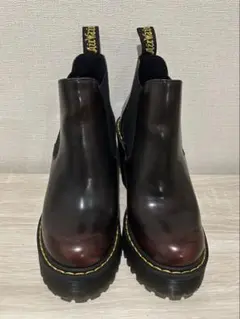 Dr. Martens HURSTONチェリーレッド サイドゴアブーツ UK3