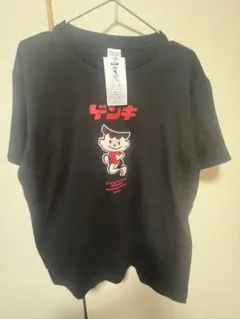 新品未使用　沖縄 石垣島 八重山ゲンキ乳業 ゲンキくんTシャツ 黒　ブラック　M