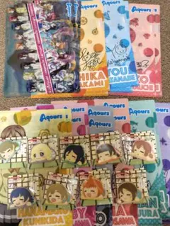 ラブライブ　クリアファイルとマグネット　36個セット