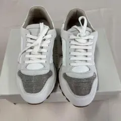 早い者勝ち Brunello Cucinelli ホワイト スニーカー 37