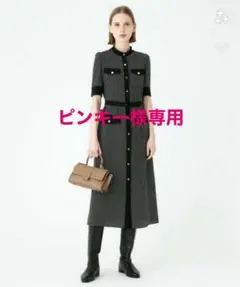 【allureville / アルアバイル】デシンドットスタンドワンピース