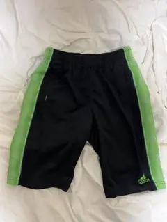 【中古】adidas ハーフパンツ Ｌサイズ グリーン