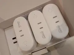 いつもの家電を携帯で操作できるコンセントタップ✕３