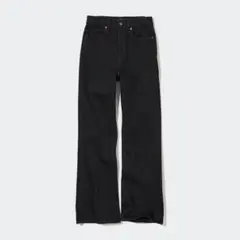 【最終価格】ユニクロ UNIQLO スリムフレアジーンズ 無地 カジュアル 通年
