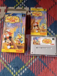 【箱付】ミッキーの東京 ディズニーランド大冒険　 スーパーファミコンソフト