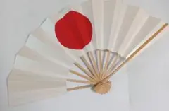 舞扇子 日本舞踊用 日の丸　★運動会　文化祭　学園祭　応援　踊り　ニッポンチャチ