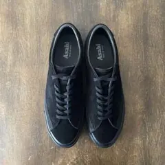 (28.5cm) ASAHI BELTED LOW SUEDE - BLACK