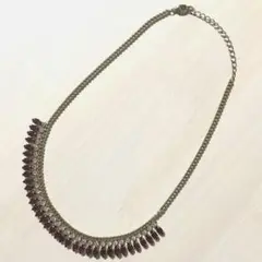 新品未使用　ビジューネックレス 赤 レッド
