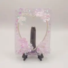 【匿名配送】桜の硬質ケース　キルティング　硬質ケース　デコ硬質ケース