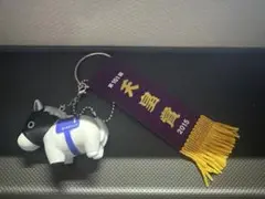 ☆ゴールドシップ☆優勝レイ付きソフビフィギュアボールチェーン　タイトー限定