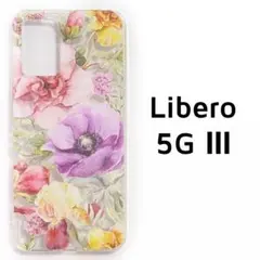 Libero 5G Ⅲ クリア 花 カバー ②