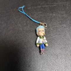 フィギュアストラップ 青い髪のキャラクター
