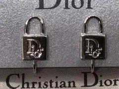 クリスチャンディオール Dior シルバー カデナ パドロック イヤリング