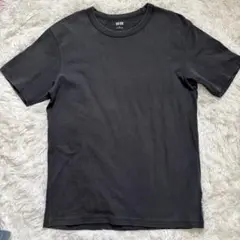 UNIQLOユニクロU ブラック クルーネックTシャツ Lサイズ