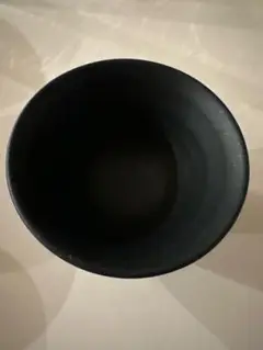 黒い陶器の御飯茶碗 約11.5cm【4枚】