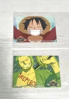 ワンピース　ルフィ　ゾロ　ブロマイド　麦わらストア