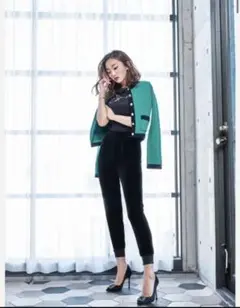 sheller♡シェリエ ♡カーディガン♡グリーン♡アウター♡ジャケット