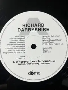 RICHARD DARBYSHIRE - Wherever Love Is 〜