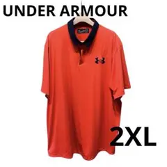 訳あり品 UNDER ARMOUR アンダーアーマー 半袖 ポロシャツ 2XL
