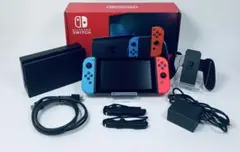 【美品】Nintendo Switch 本体 青/赤 Joy-Con付き