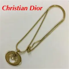 KHN07 クリスチャンディオール 極美品 ネックレス Diorロゴ GP