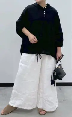 hagumu フード付きプルオーバー