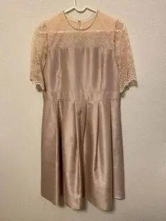ワンピース パーティードレス anatelier アナトリエ ピンクゴールド