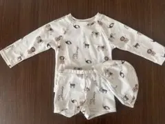 動物柄 ベビー服 80cm 3点セット
