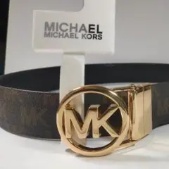 MICHAEL KORSマイケルコース　MKバックル　リバーシブルベルト＃115