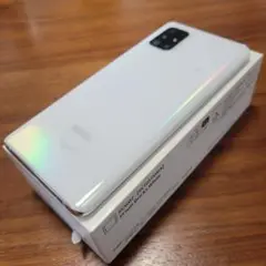 GalaxyA51 5G SCG07 ホワイト SIMフリー ＋ 手帳型ケース