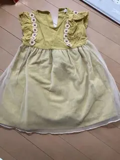 ひまわり 夏ノースリーブワンピース 95サイズ