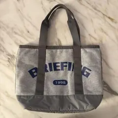 美品　ブリーフィング　トートバッグ　グレー