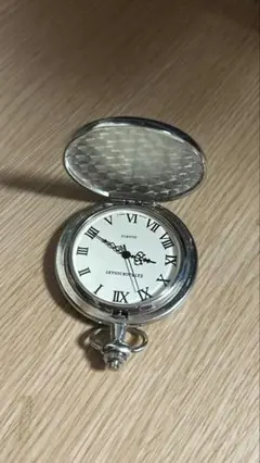 A4 クラシック懐中時計 ローマ数字　不動品　ジャック品