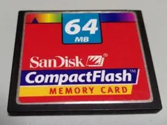 SanDisk CFメモリーカード コンパクトフラッシュ 64MB