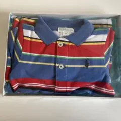 【あお２日、最終値下げ】Ralph Lauren ストライプ ロンパース 12M