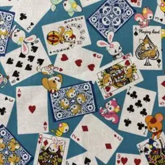 約縦45×50㎝　はいから横丁　生地　はぎれ　切り口真っ直ぐではありません