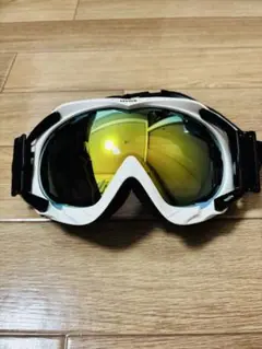 uvex スキーゴーグル ホワイトフレーム グリーンレンズ